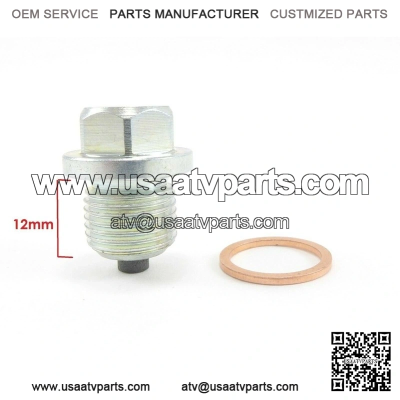 Oil Drain Plug Magnetic 14mm x 1.25mm x 12mm 73-1595c - Image 2