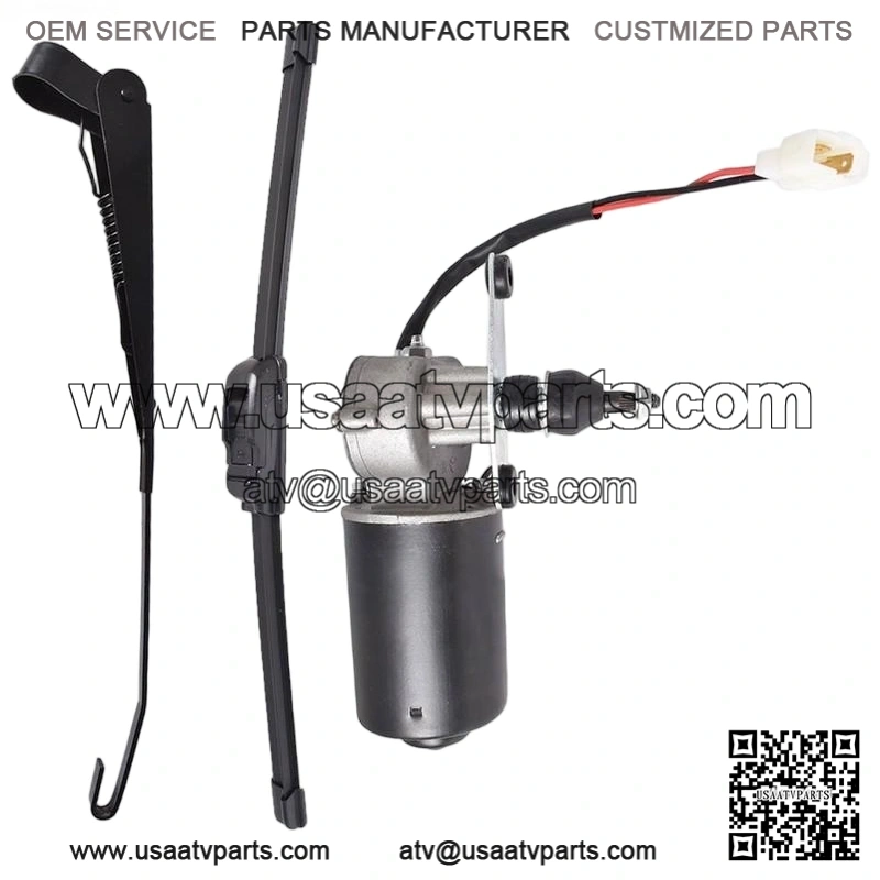 UTV 12V Electric Windshield Wiper Motor Kit for RZR Kawasaki - Image 2