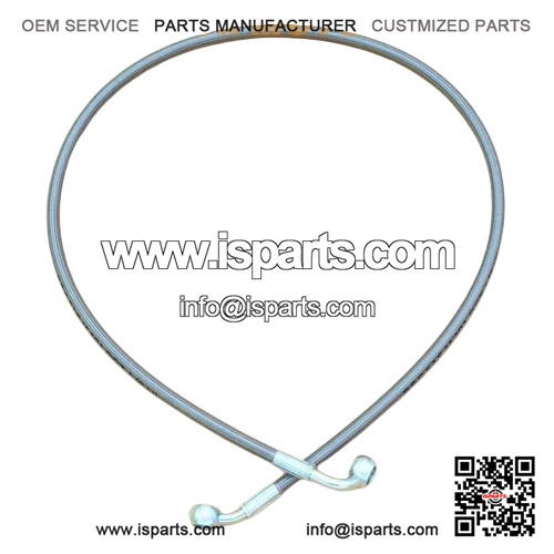 Rear Braided Steel Brake Hose Line for 2008-2009 Arctic Cat ATV 700 TRV ÿ Fits Arctic Cat 700