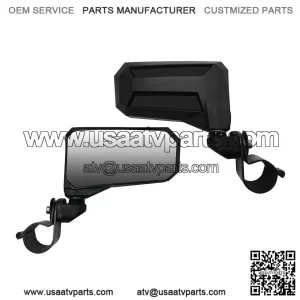 Adjustable Side Mirrors with 1.75-Inch Clamp (Pair) for Can-Am UTVs