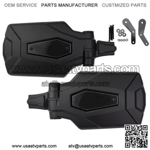Pivoting/Folding UTV Mirror Kit with A-Pillar Mounts for Honda Pioneer/Talon