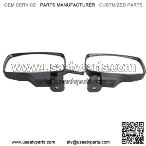 2" Sideview Mirrors Designed for Honda Pioneer/Talon