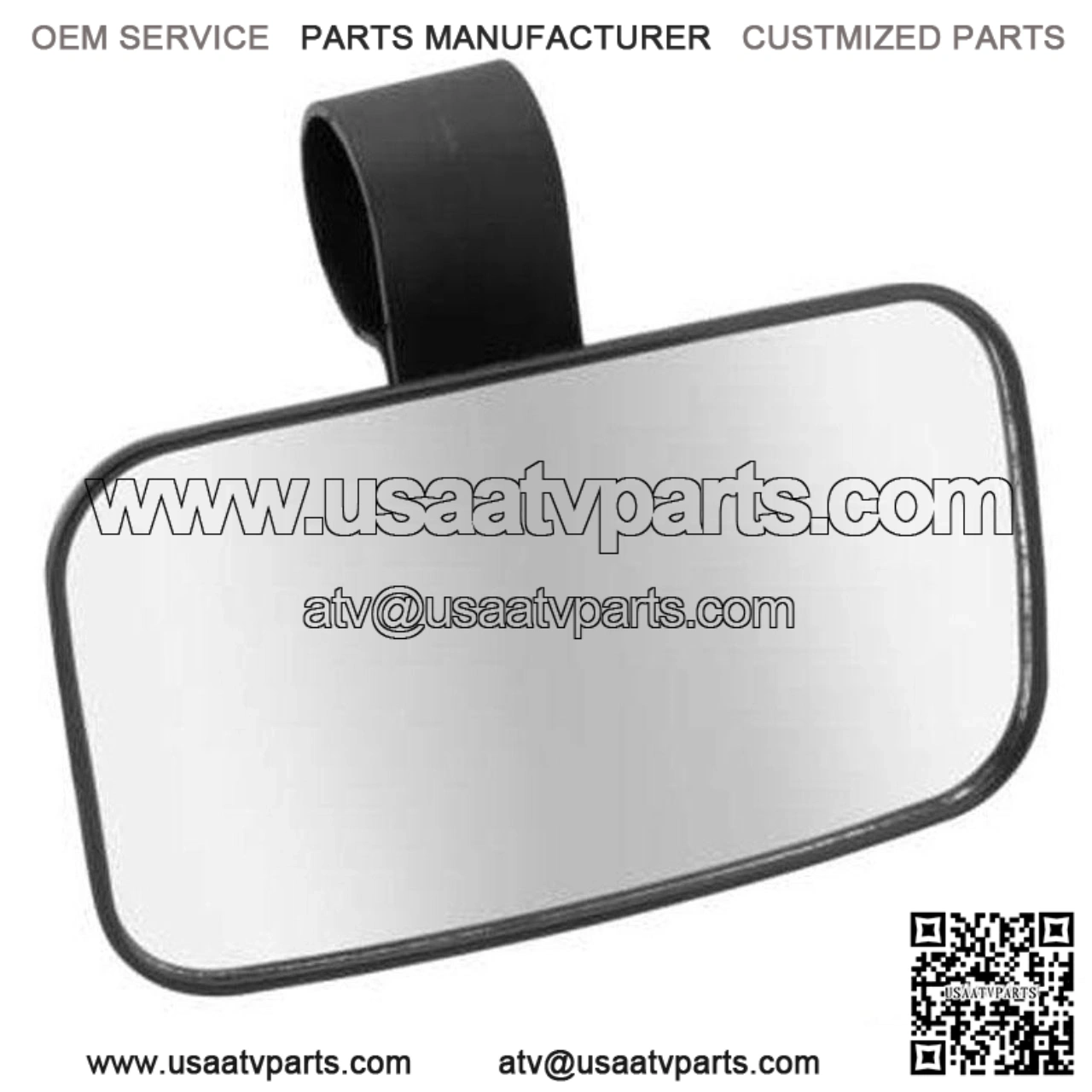 1.75" Rear/Side View Mirror for Honda Pioneer and Talon