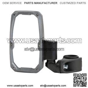 Mirrors with ABS Body & Bezel for Kawasaki Teryx 1.75" Round Tube