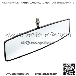 Panoramic Rear View Mirror in Black Billet Aluminum for RZR