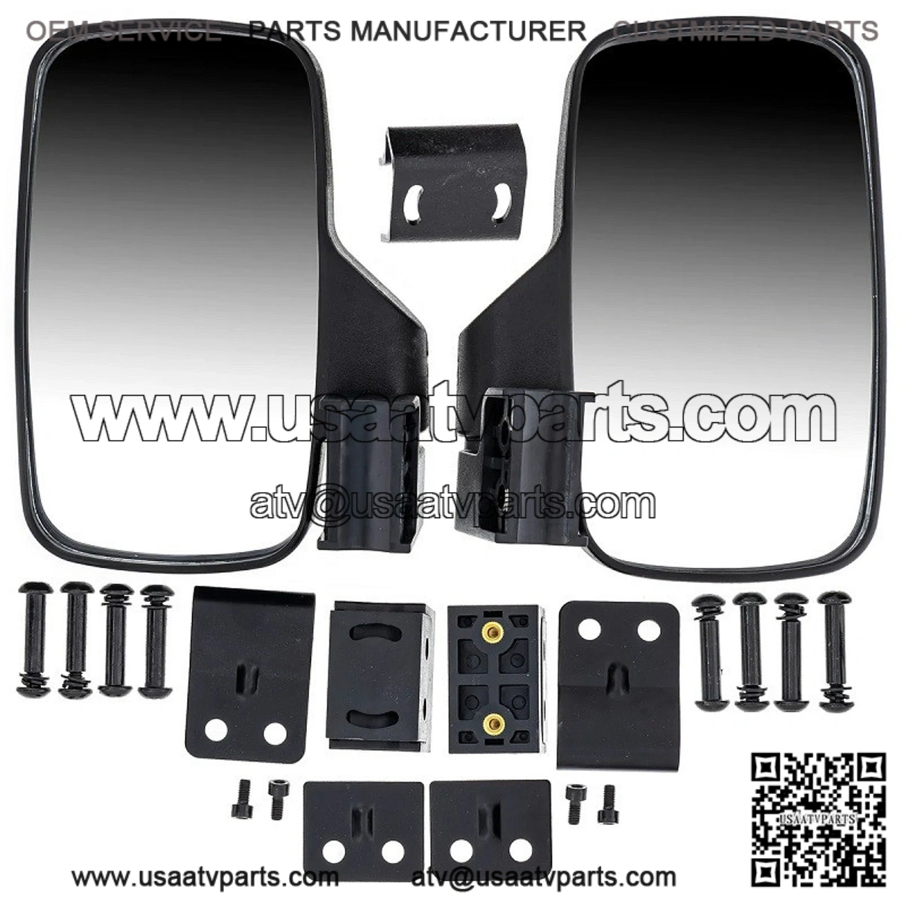 Side Mirror Set for Polaris Ranger 570/XP 900/XP 1000