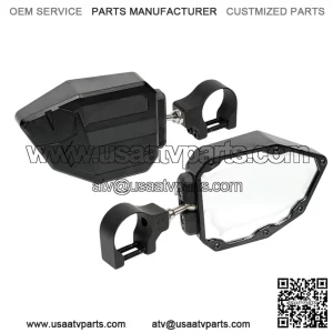 Side View Mirrors with 1.75" inch Clamp for Honda Pioneer/Talon