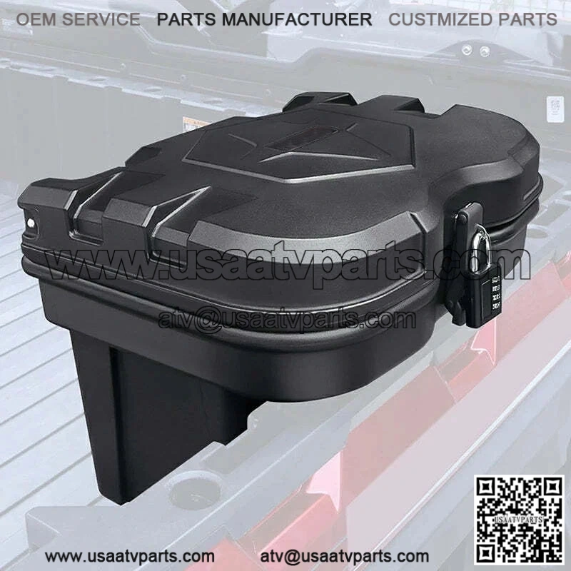 24L UTV Cargo Storage Bed Box for Polaris Ranger XP 1000/900/700 and General (2016-2023)