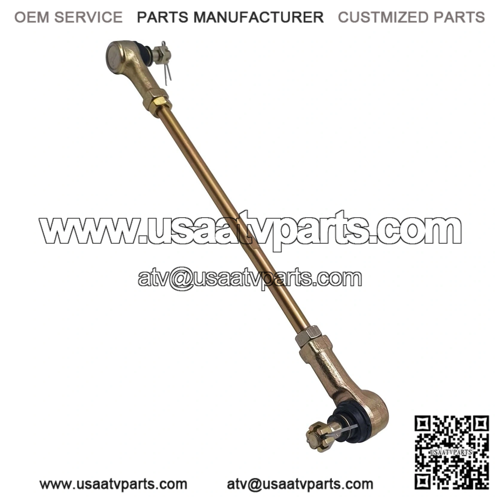 Steering Tie Rod Assembly for HiSun, Massimo, Bennche 400-800 ATV (Part No. P107000641100000)