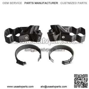 UTV Side Mirror Adapter Kit for Profiled and Round Tube Roll Cages on Polaris Ranger