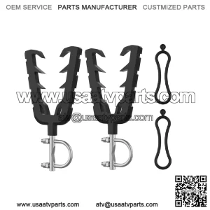ATV Tool Holder Rack ?C Durable Hunting Accessory Mount with Rubber Straps for ATVs, Mobility Scooters, and Bikes