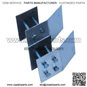 Aluminum Loading Ramp End Kit for ATV, 4-Wheeler, Lawnmower, and Truck Bed Lifting - Model 0100103