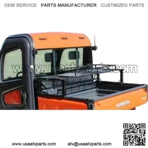 Universal Dump Bed Cargo Rack and Tool Holder for Kubota RTV X1140, 400CI, and 500