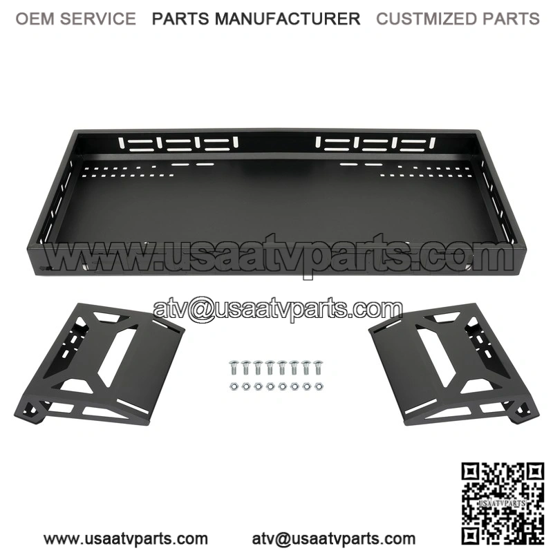 Overbed Cargo Rack Adjustable for Bed Rail Widths from 39.7" to 56.3" - Universal UTV