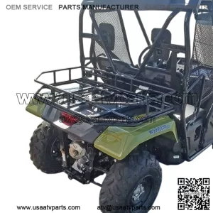 Bolt-On Steel UTV Cargo Rack for Honda Pioneer 500 - 300 lbs Capacity