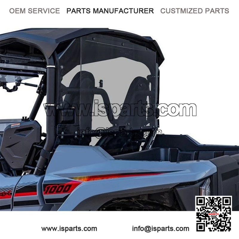 Light Tinted Rear Windscreen for Yamaha Wolverine RMAX 1000