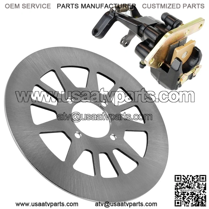 For Yamaha Raptor 700 YFM700R 2006 2007 2008 Front Rear Brake Disc Rotor With Pads