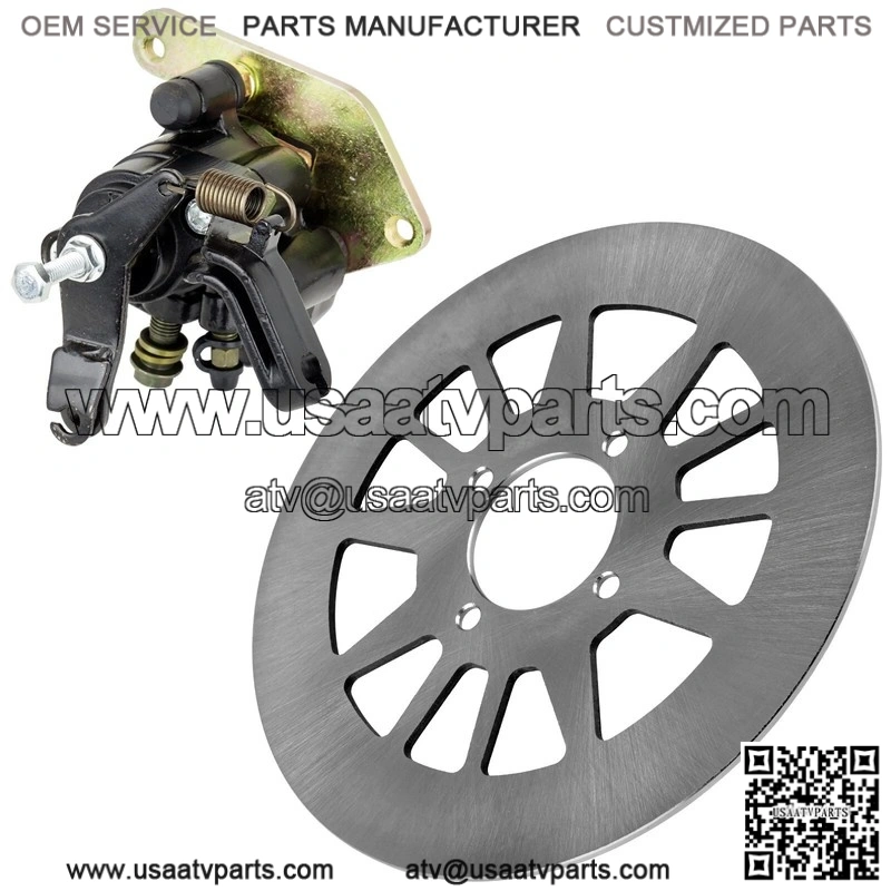 For Yamaha Raptor 700 YFM700R 2006 2007 2008 Front Rear Brake Disc Rotor With Pads - Image 3
