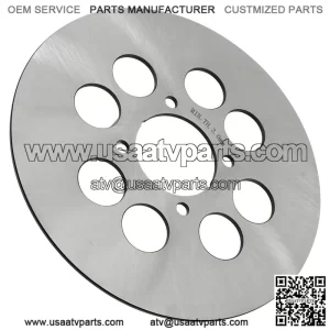 For Yamaha Raptor 660R 2001-2005 Rear Right Brake Disc with Brake Pads and Bolts