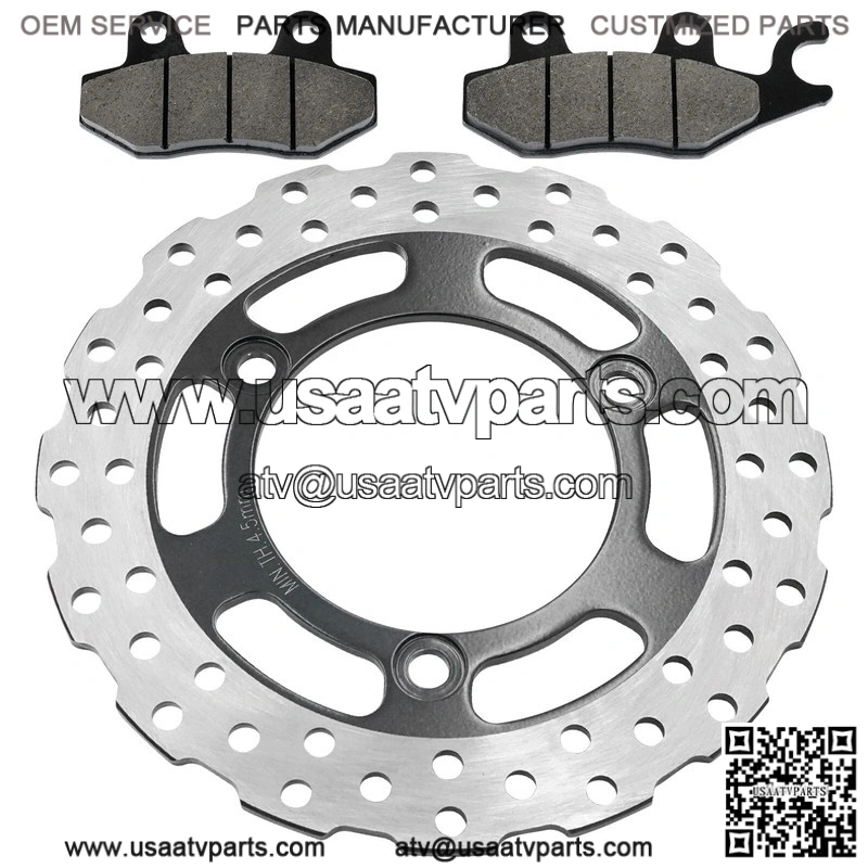 For Yamaha Kodiak 450 YFM450F 4x4 2003 2004 Front Rear Brake Caliper With Disc Pad - Image 3