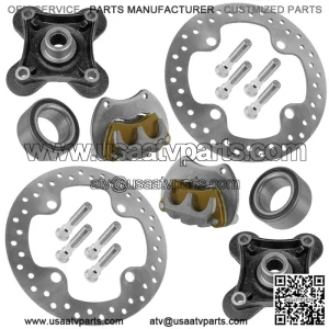For Suzuki LT-Z400 LTZ400Z Quadsport Z400 2003-14 Front Caliper Brake Disc Pad