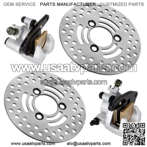 For Yamaha Rhino 700 YXR700 4X4 2008-13 Front Left Right Brake Caliper Disc Pads