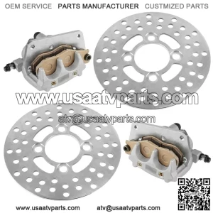 For Honda Fourtrax 400 TRX400EX 1999-04 Rear and Front Brake Disc With Bolt and Caliper