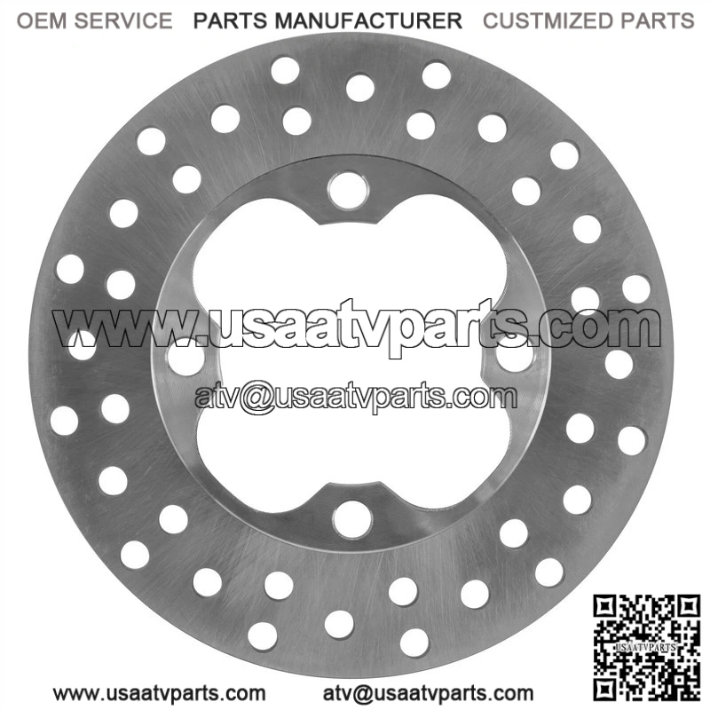 Fits Honda Rancher 420 TRX420FPE 4x4 ES 2009-13 2 Front Brake Disc Rotor With Pads - Image 3