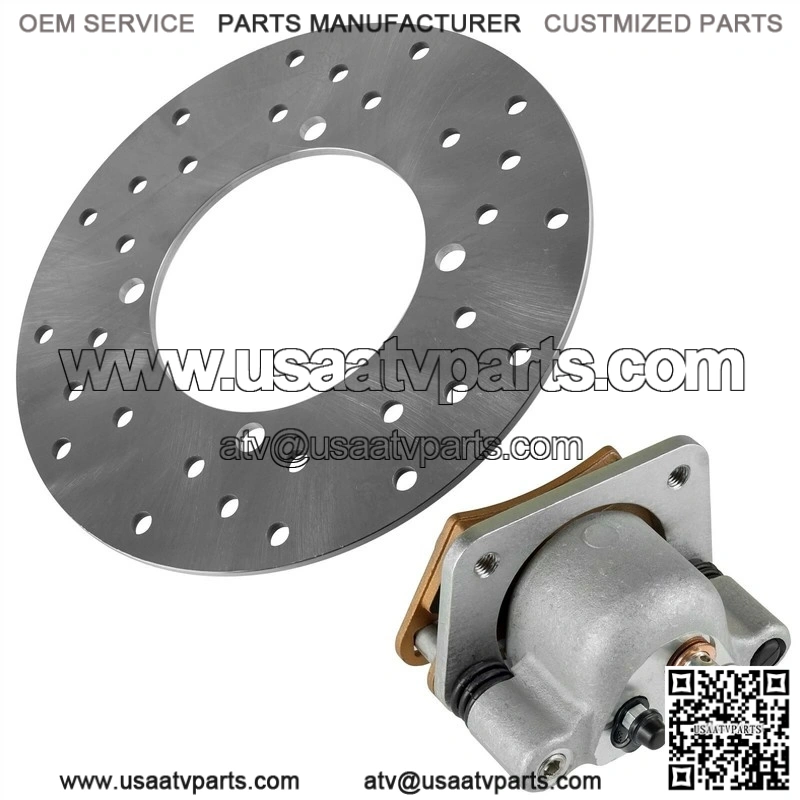 Can-Am Rear Brake Disc Rotors 705601511 715900381 715900382 With Brake Pads - Image 3