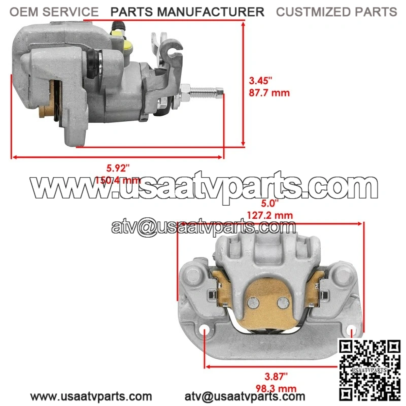 For Yamaha Wolverine YXF10 RMAX2 RMAX4 1000 21-26 Front Left or Right Brake Disc - Image 2