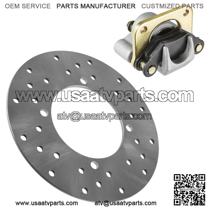 For Honda TRX450R 2004-2009 Rear Brake Caliper And Disc Rotor
