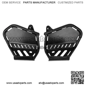 Black Aluminum Heel Guards for 2006-2026 Yamaha RAPTOR 700 700R YFM700