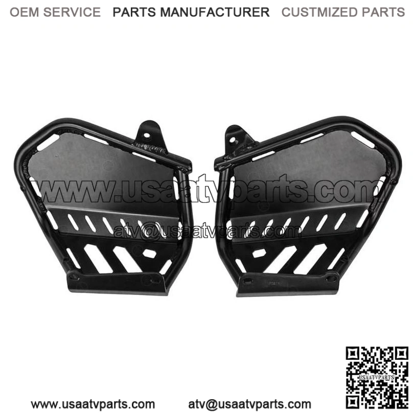 Black Aluminum Heel Guards for 2006-2026 Yamaha RAPTOR 700 700R YFM700