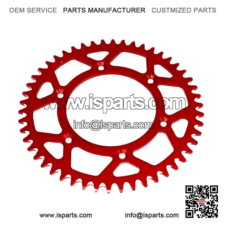 Red Rear ATV UTV Sprocket (47 Tooth) for Gas Gas WILD HP 450 Quad (2004-2006)