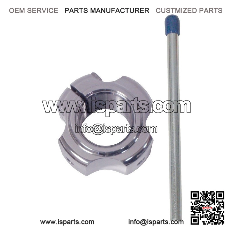 Polished Billet Axle Lock Nut for Yamaha YFZ450R Off Road ATV Quad Bike