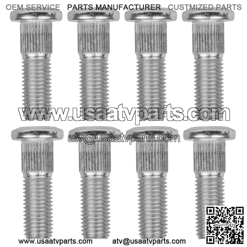 Honda TRX300 Fourtrax 300 2X4 1988 1989-2000 8 Front Wheel Hub Stud Bolt - Image 3