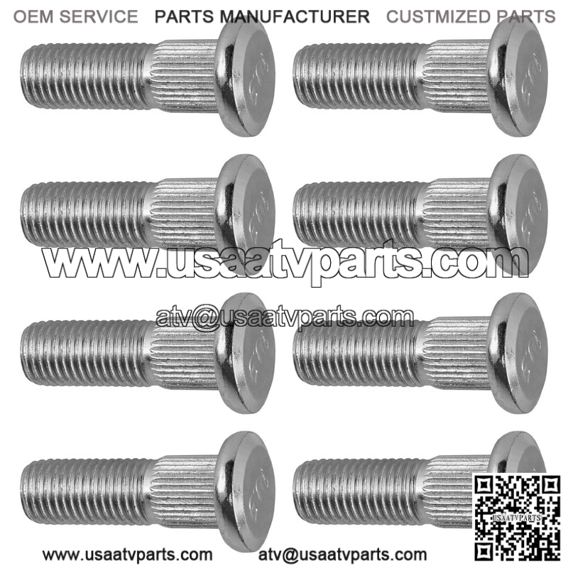 Honda TRX300 Fourtrax 300 2X4 1988 1989-2000 8 Front Wheel Hub Stud Bolt - Image 4