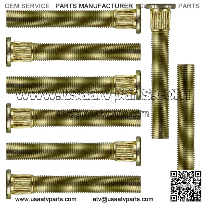Polaris RZR S 800 EFI 2009-2014 8-Studs Front Wheel Hub Studs - Image 4