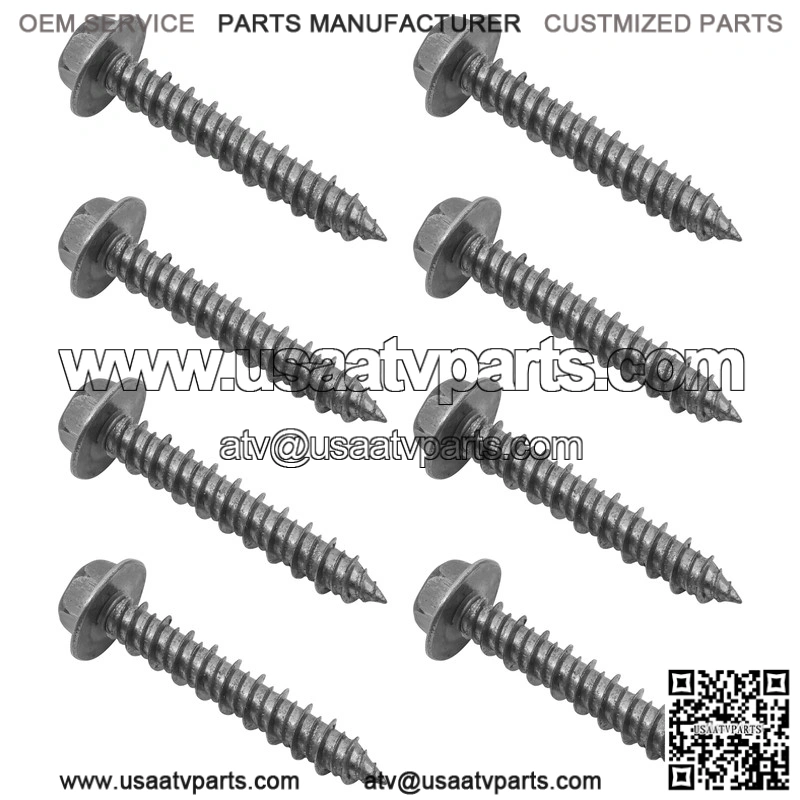 Polaris Clutch Cover Mounting Screw M6x35 Qty 8 7519330 Screw Bolts - Image 3