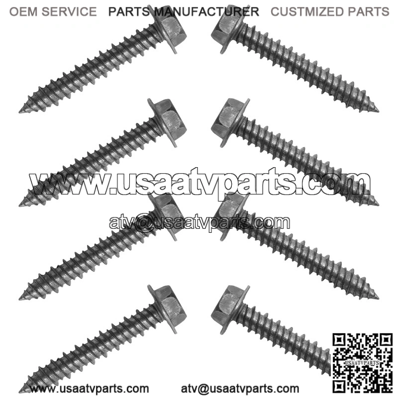 Polaris Clutch Cover Mounting Screw M6x35 Qty 8 7519330 Screw Bolts - Image 4