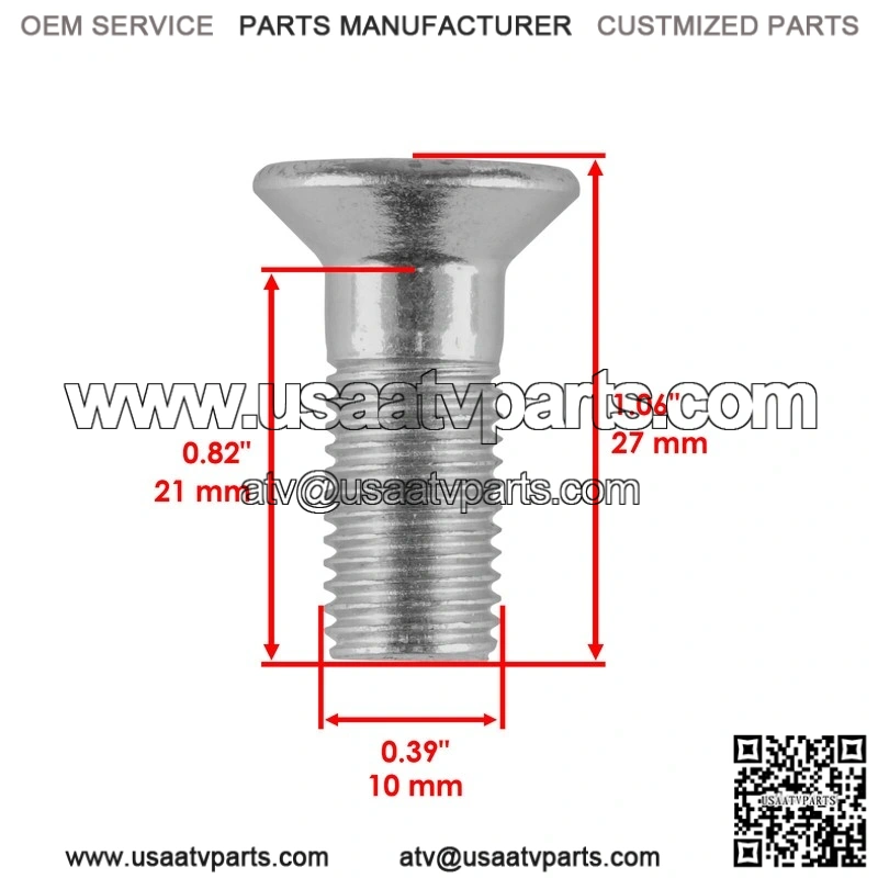 Honda Sportax 300 TRX300EX 1993-2009 4x Rear Wheel Axle Sprocket Bolt & Nut - Image 2