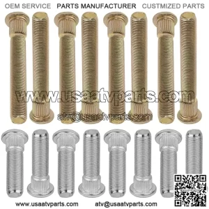 Polaris RZR 800 EFI EPS 2008 2009-2014 16 Studs Front Rear Wheel Hub Studs
