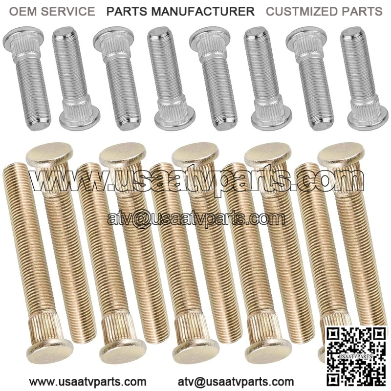 Polaris RZR 800 EFI EPS 2008 2009-2014 16 Studs Front Rear Wheel Hub Studs - Image 4