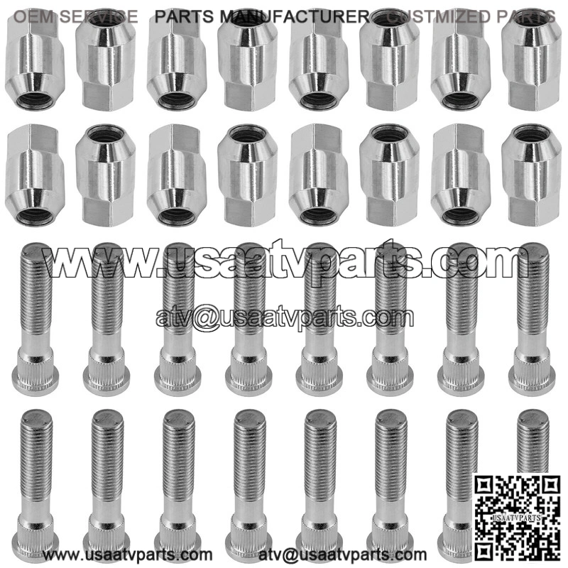 Polaris RZR XP 1000 / RZR XP 4 1000 2014-2021 Front/Rear Wheel Lug Nuts & Bolts