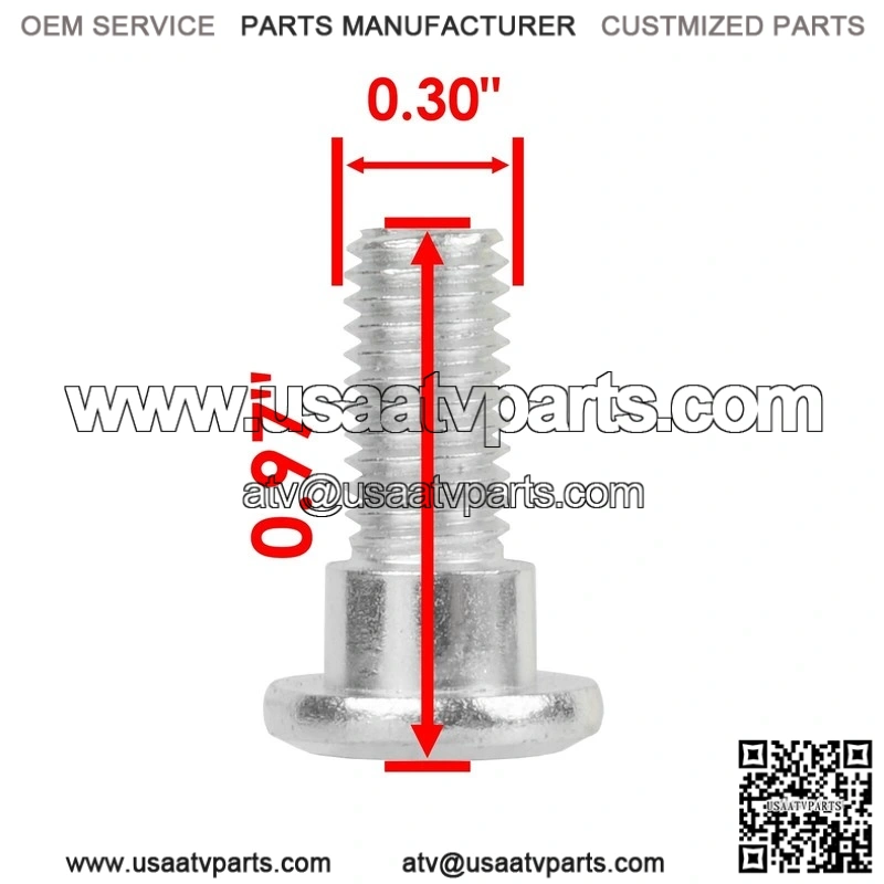 Honda TRX450ER TRX450R 2004 2005 2006 2007 2008-2014 3 Rear Disc Stud Bolt - Image 2