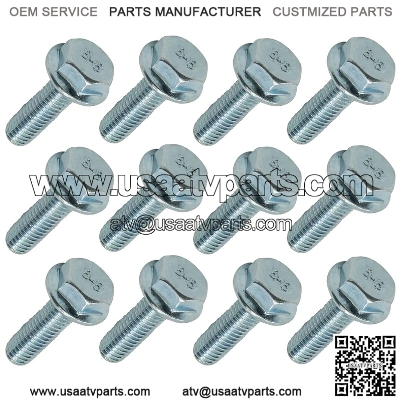 Polaris RZR Ranger Sportsman Hawkeye M6 X 1.0 / Qty 12 7518529 Bolt Screw