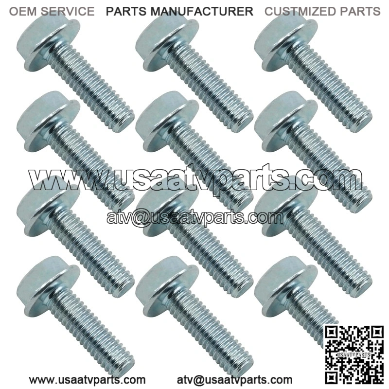 Polaris RZR Ranger Sportsman Hawkeye M6 X 1.0 / Qty 12 7518529 Bolt Screw - Image 3