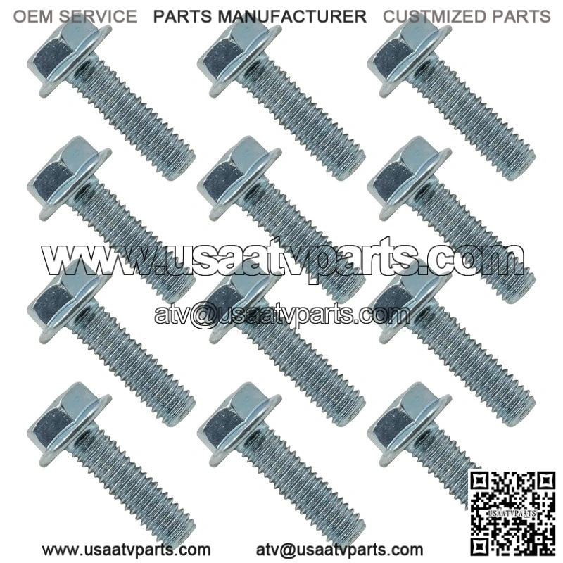 Polaris RZR Ranger Sportsman Hawkeye M6 X 1.0 / Qty 12 7518529 Bolt Screw - Image 4
