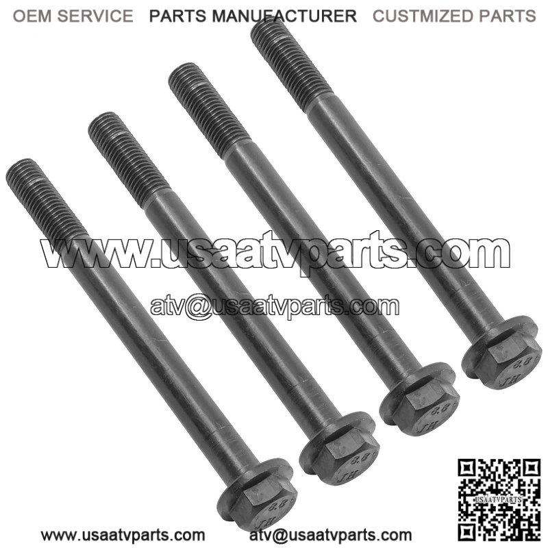 Polaris 7518566 7519365 M10-1.25 x 122 mm Hex Flange Bolts Screw - Image 3