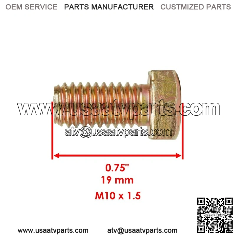 Polaris Sportsman 800 4x4 2007 2008 2009 2010 2011 8 Rear Disc Stud Bolt - Image 2